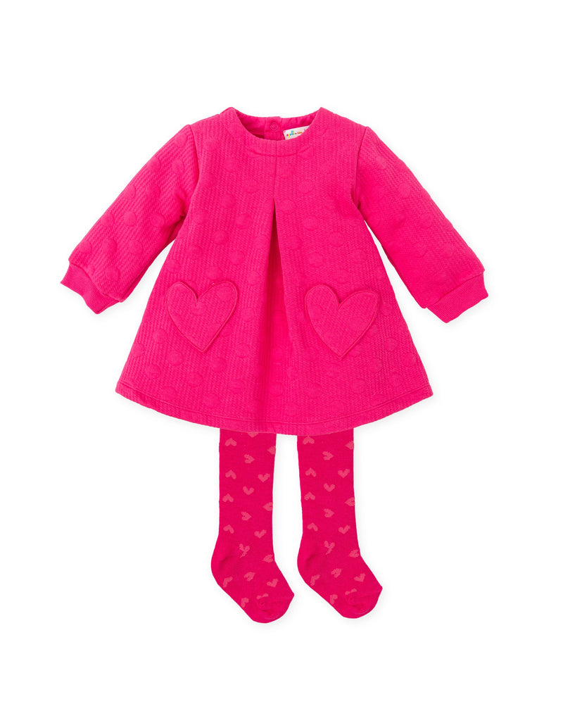 Girls Pink Cotton Dress Set (Agatha Ruiz de la Prada)