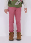 Girls Pink Cotton Rhinestone Trousers (mayoral)