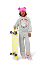 Girls Pink Double Pom Pom Knit Hat