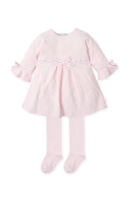 Girls' Pink Dress and Tights Set (Tutto Piccolo)