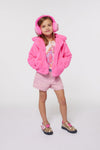 Girls Pink Faux Fur Jacket (Billieblush)