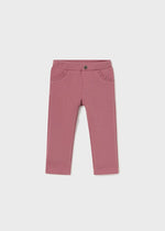 Girls' Pink Fleece Basic Trousers (Mayoral)