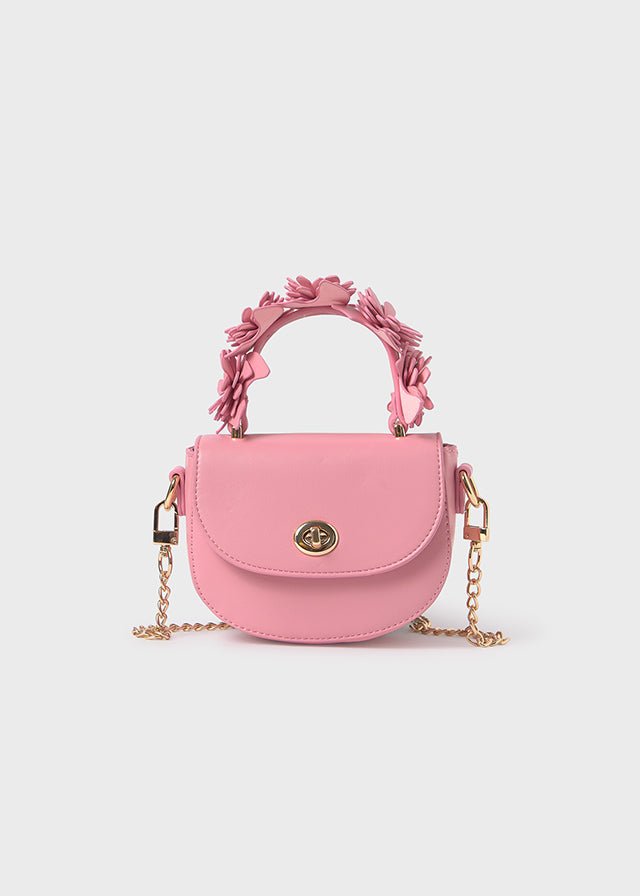 Girls' Pink Floral Handle Bag (Abel & Lula)