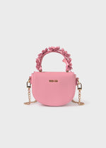 Girls' Pink Floral Handle Bag (Abel & Lula)