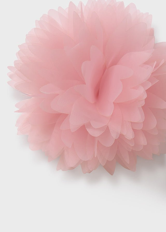 Girls Pink Flower Hair Clip (12cm) (Abel & Lula)