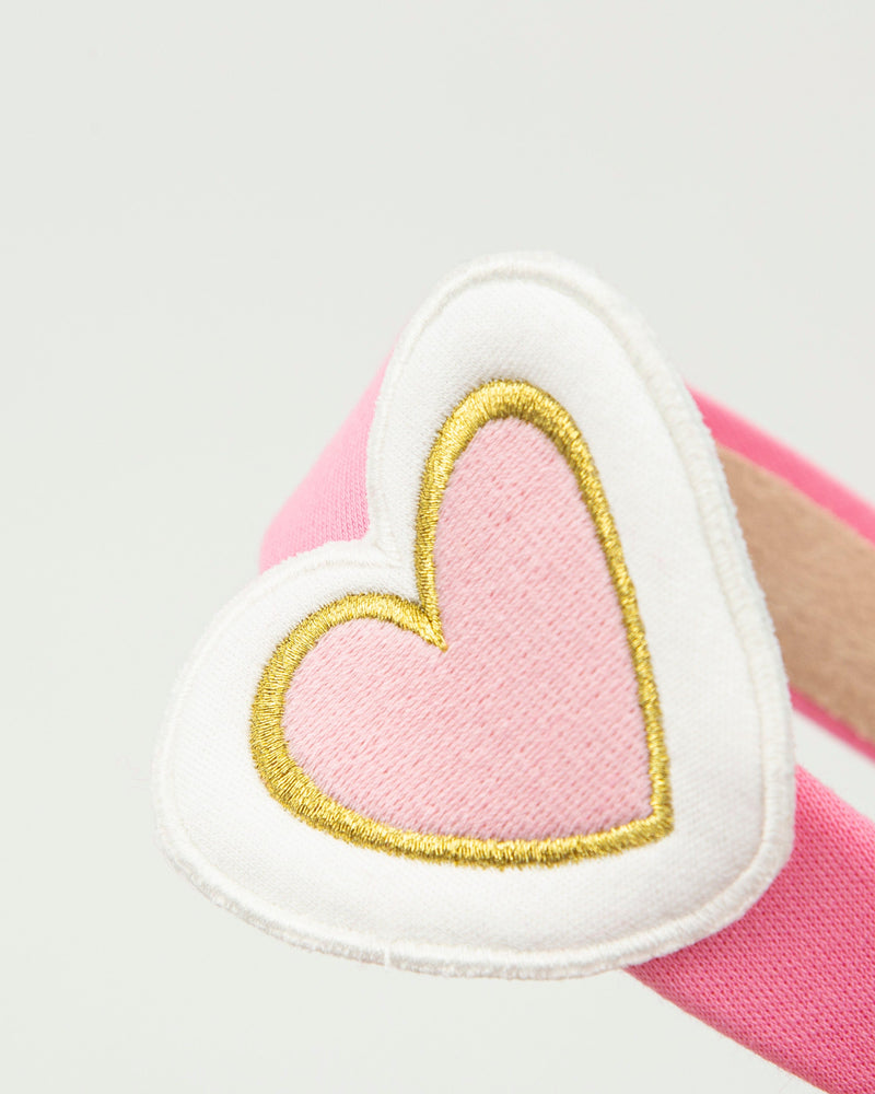 Girls Pink Heart Hairband (Agatha Ruiz de la Prada)