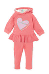 Girls Pink Heart Leggings Set (Agatha Ruiz de la Prada)