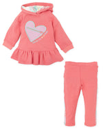 Girls Pink Heart Leggings Set (Agatha Ruiz de la Prada)