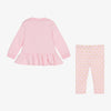 Girls Pink Heart Leggings Set (Agatha Ruiz de la Prada)