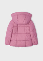 Girls Pink Hooded Puffer Coat (mayoral)