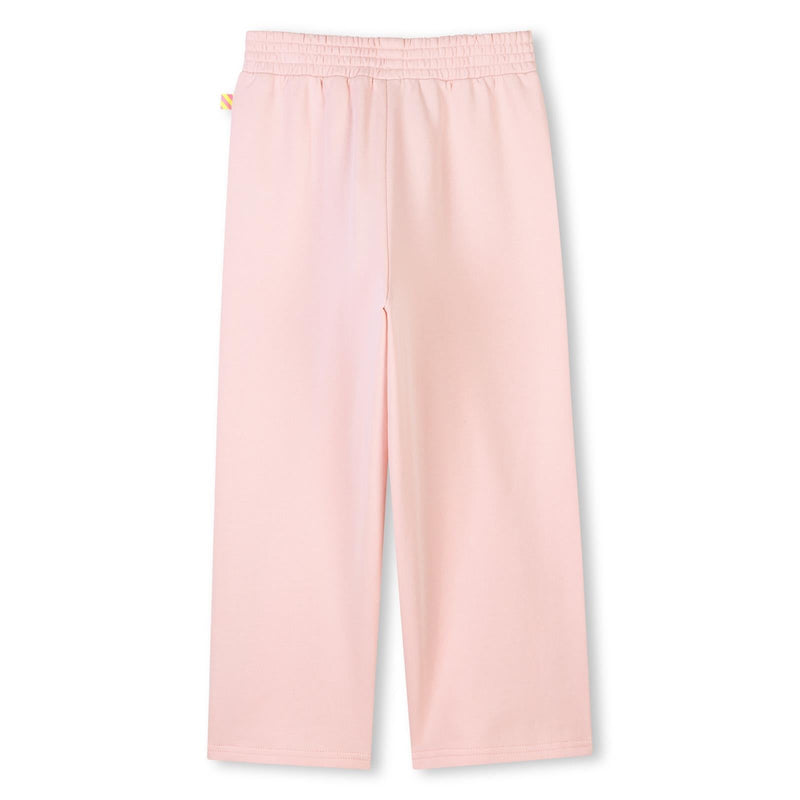 Girls Pink Jogging Trousers with Sequin Pockets