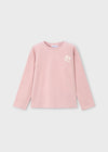 Girls Pink Love You Long Sleeve T-Shirt