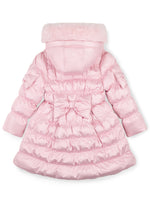 Girls Pink MONTANA Metallic Padded Coat