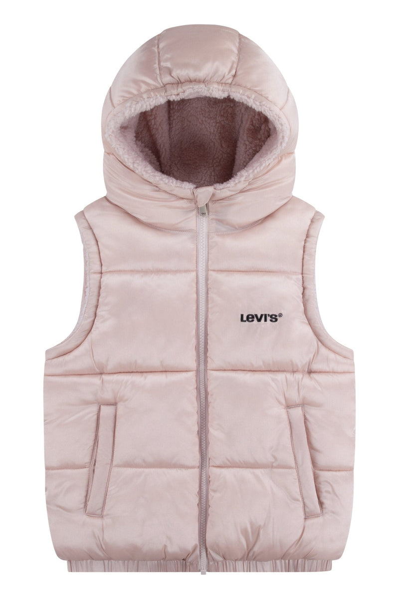 Girls' Pink Reversible Vest (Levis)