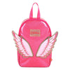 Girls Pink Sparkle Wings Backpack (27cm)