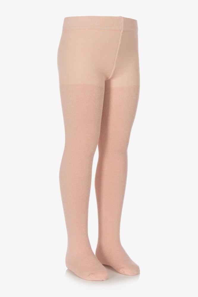 Girls Pink Sparkly Cotton Tights (mayoral) (A/W)