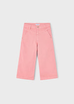 Girls Pink Twill Trousers