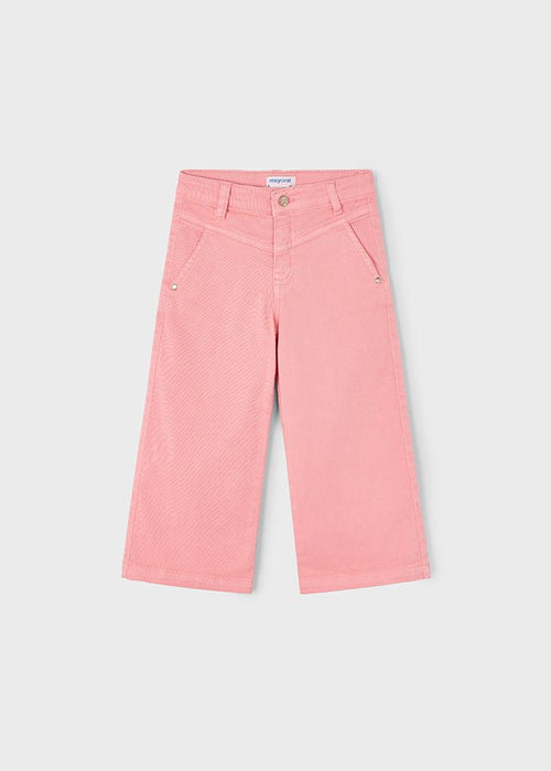 Girls Pink Twill Trousers