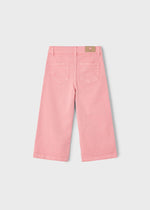 Girls Pink Twill Trousers