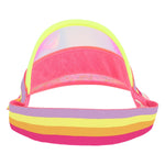 Girls Pink & Yellow Sun Visor (Billieblush) - CottonKids.ie - Billieblush - Girl - Hats & Gloves