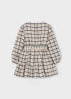 Girls Plaid Cotton Dress with Bows