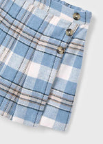 Girls' Plaid Skort with Button Detail (Mayoral)