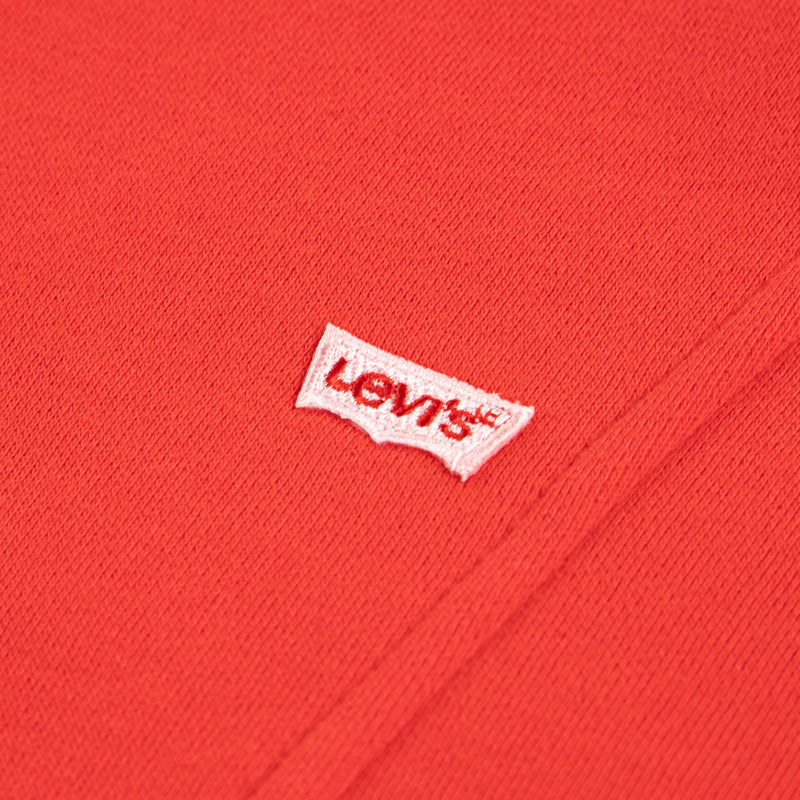 Girls Red Batwing Logo Hoodie