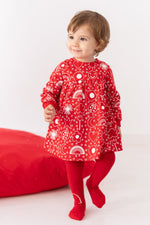 Girls Red Cotton Dress Set (Agatha Ruiz de la Prada)