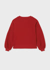 Girls' Red Fleece Jumper (Mayoral)