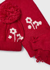 Girls' Red Hat, Scarf, & Gloves Set (Mayoral)