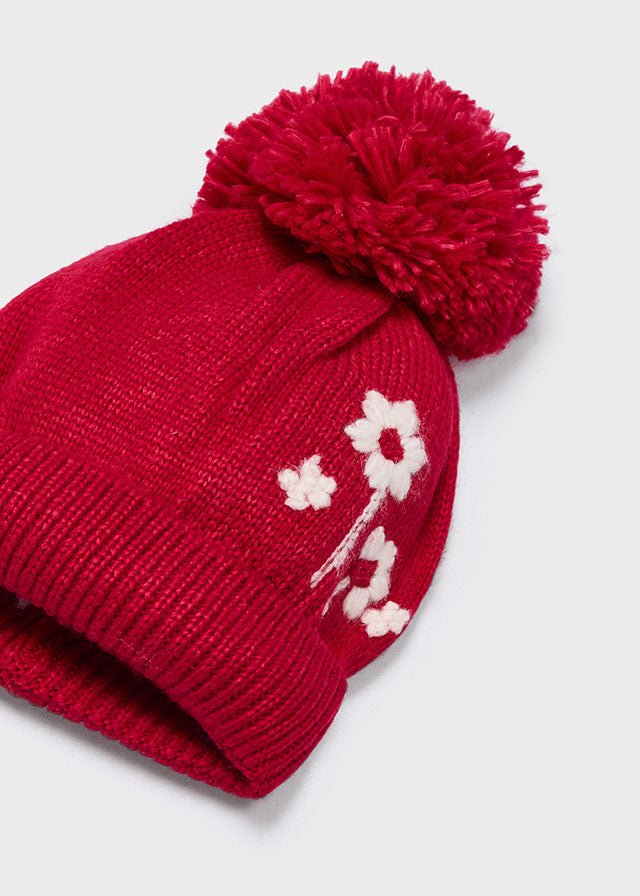 Girls Red Hat Scarf Gloves Set CottonKids.ie