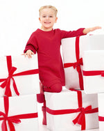 Girls Red Heart Jersey Dress & Tights Set