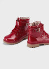 Girls Red Patent Faux Leather Boots (mayoral)