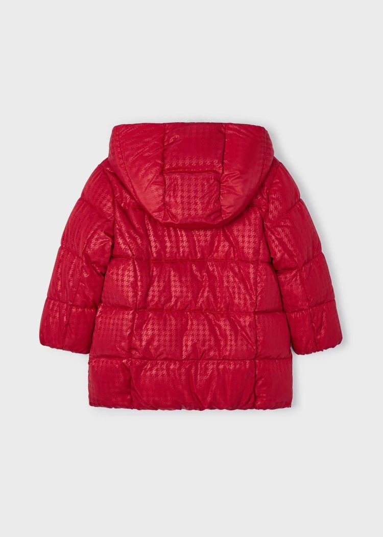 Girls Red Puffer Coat CottonKids.ie