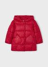 Girls Red Puffer Coat (mayoral)