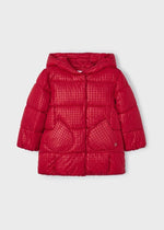 Girls Red Puffer Coat (mayoral)