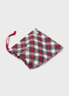 Girls Red Tartan Christmas Pyjamas