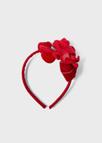 Girls Red Velvet Hairband (mayoral)