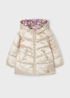 Girls' Reversible Floral Padded Coat (Mayoral)