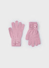 Girls' Rose Knit Gloves