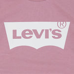 Girls Rose Pink Long Sleeve Batwing Logo T-Shirt