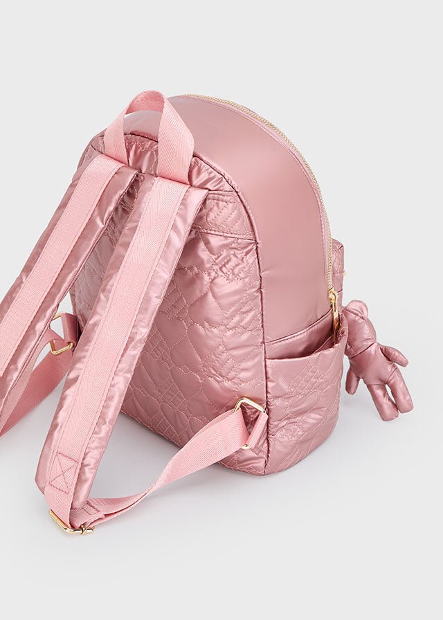 Girls' Rose Quilted Backpack (26cm)