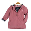 Girls Rose Vintage Waterproof Fleece - Lined Raincoat