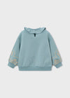 Girls Sage Ruffled Collar Pullover