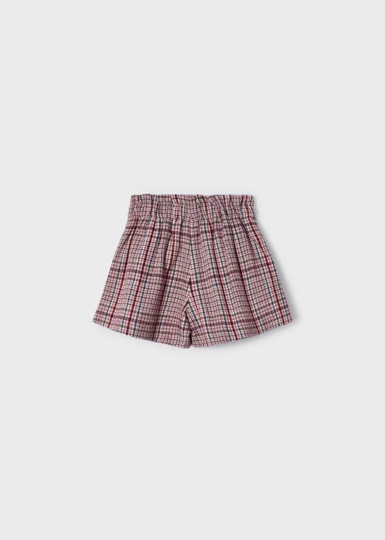 Girls' Sausage Dog Top & Plaid Shorts Set (Mayoral)