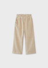 Girls' Sepia Corduroy Knit Pants