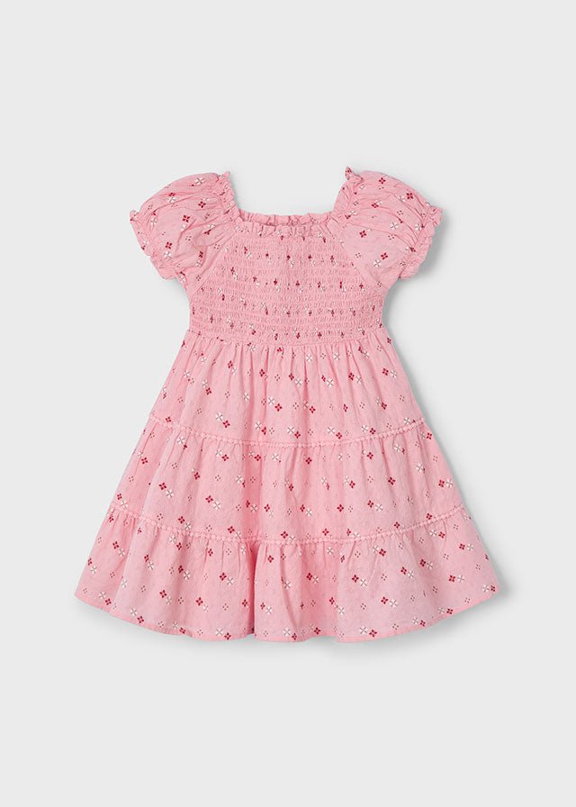 Girls Smocked Cotton Dress