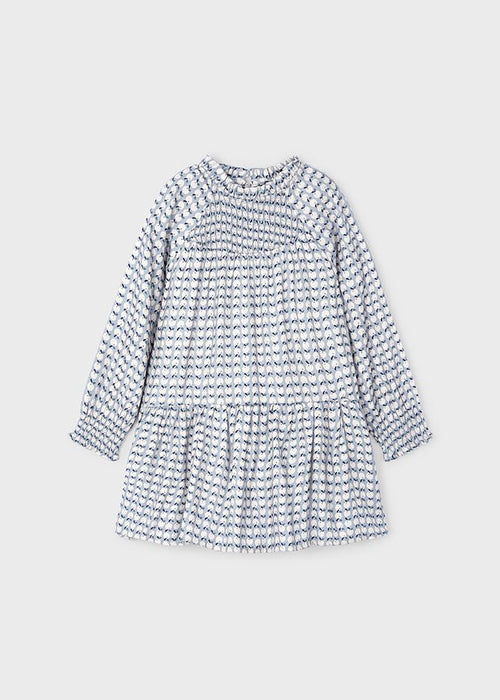 Girls' Smocked Printed Dress (Mayoral)