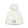 Girls Snow White Pom Pom Knitted Hat