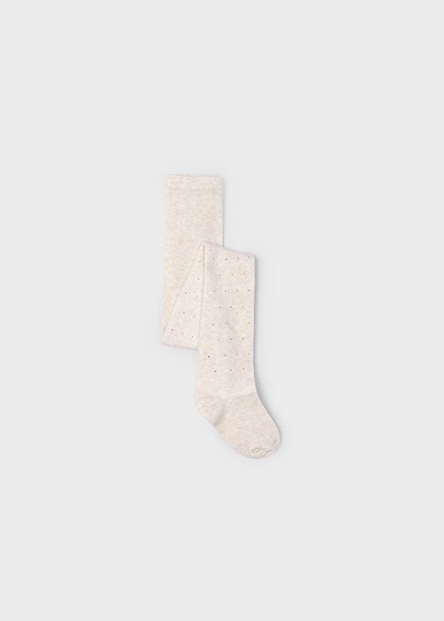 Girls Sparkle Stud Tights – Sand (A/W)